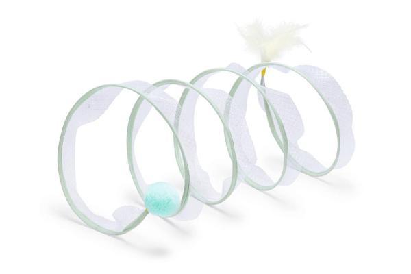 Beeztees Yavru Kedi Tüneli, Spiral Şeklinde, 60x25x25cm - Image 1