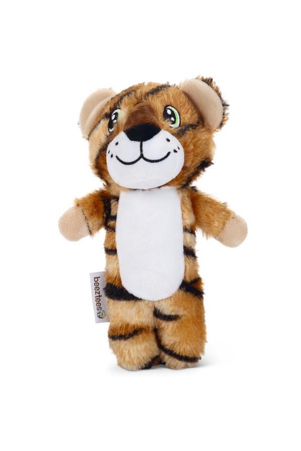Beeztees Köpek Oyuncağı, Sesli, Kaplan, Peluş, Kahverengi, 23x10x4cm - Image 1