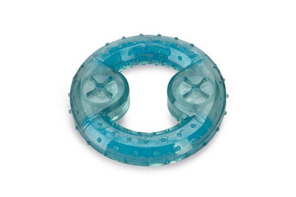 Beeztees Yavru Köpek Oyuncağı, Diş Kaşıma için Soğutulabilir, TPR, Mavi, 10x10x2,3cm - Image 1