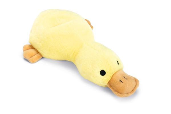 Beeztees Köpek Oyuncağı, Sesli, Ördek, Peluş, Sarı, 32x20x9cm - Image 1