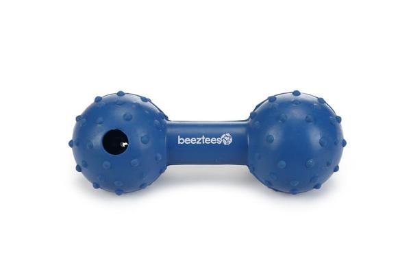 Beeztees Köpek Oyuncağı, Ödül ve Oyun, Dambıl, Kauçuk, Mavi, 11,5cm - Image 1