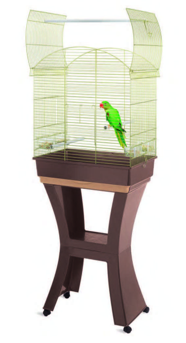 Imac Calla Ayaklı Papağan Kafesi Morcivert 65,5x43x76/148,5cm - Image 1