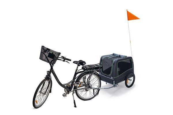 Karlıe Köpek Ve Kedi İçin Bisiklet İçin Taşıma Karlıerömorku (142x70x79) - Image 1