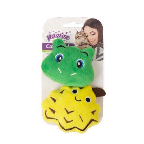 Pawise Örgü Kedi Oyuncağı Kurbağa - Ananas - Image 1