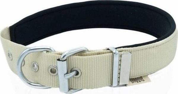 Doggie Konfor Dokuma Köpek Boyun Tasması Large Haki 3x47-55 Cm - Image 1