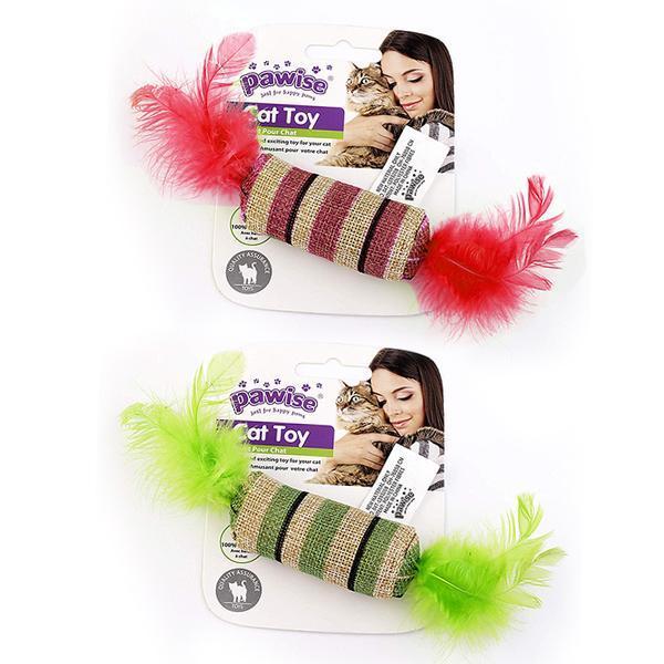 Pawise Kedi Oyuncağı Striped Cat Toy-Şeker - Image 1