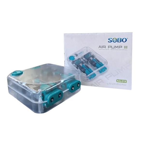 Sobo Hava Motoru Şeffaf Kasa 12W 4 x 6 LtMin - Image 1