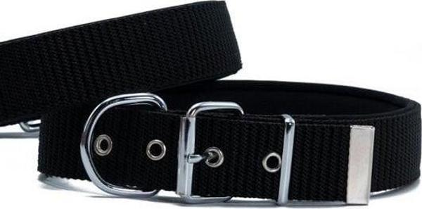 Doggie Konfor Dokuma Köpek Boyun Tasması Small Siyah 5x50-60 Cm - Image 1