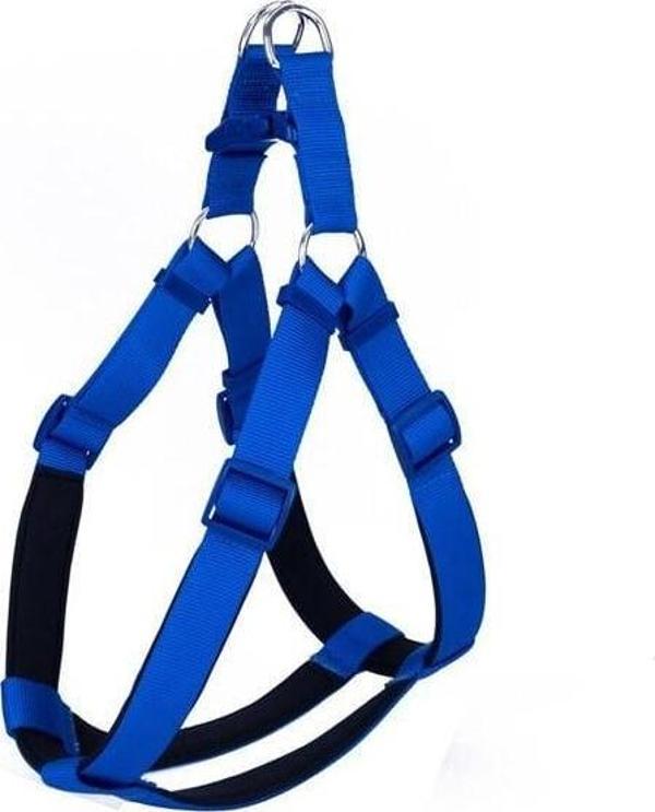 Doggie Konfor Dokuma Ronin Köpek Göğüs Tasması Xxxlarge Royal Mavi 3x75-85 Cm - Image 1