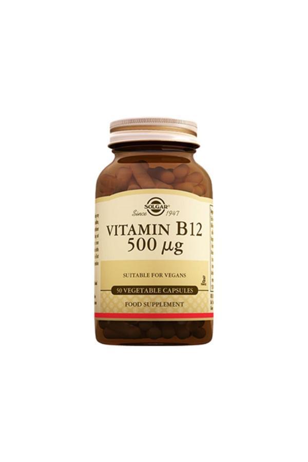 Solgar Vitamin B12 500 mcg 50 Kapsül - Image 1