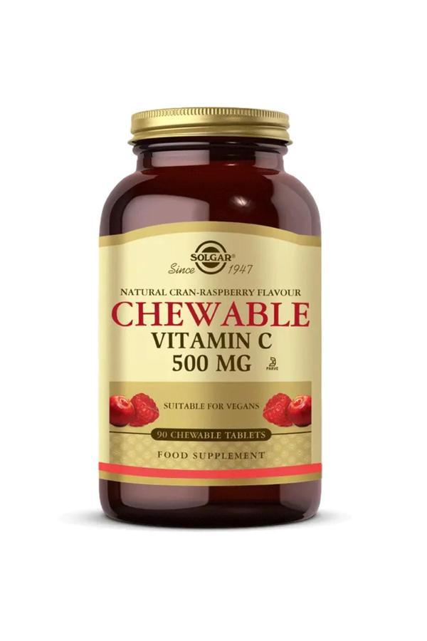 Solgar Chewable Vitamin-C 500 mg 90 Tablet - Image 1