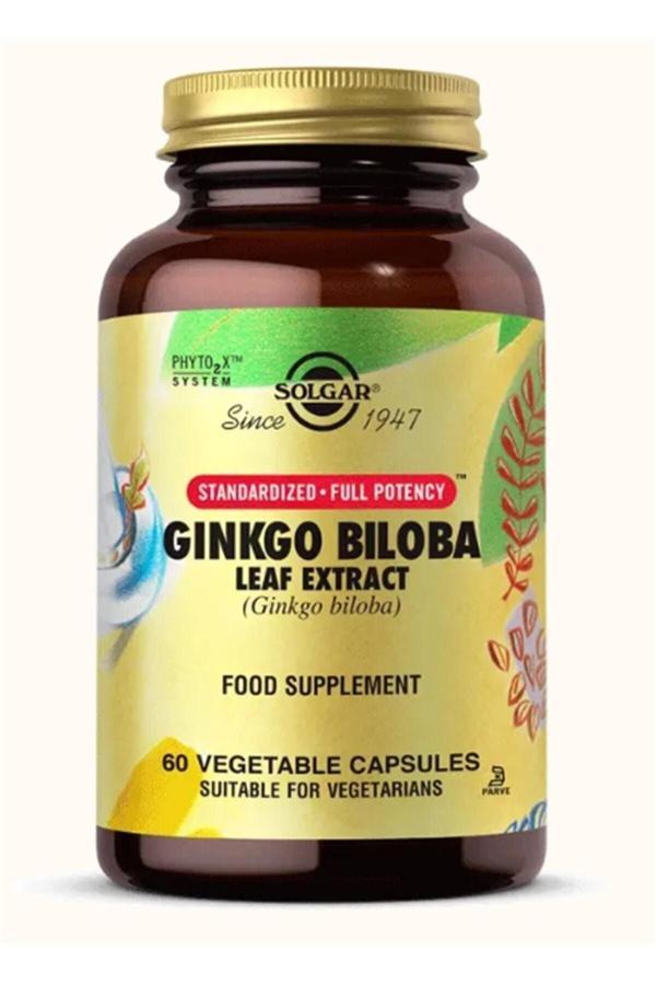 Solgar Ginkgo Biloba Leaf Extract 60 Kapsül - Image 1
