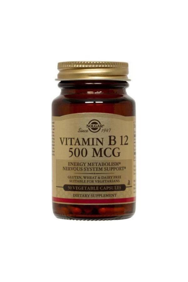 Solgar Vitamin B12 500 mcg 50 Kapsül - Image 1