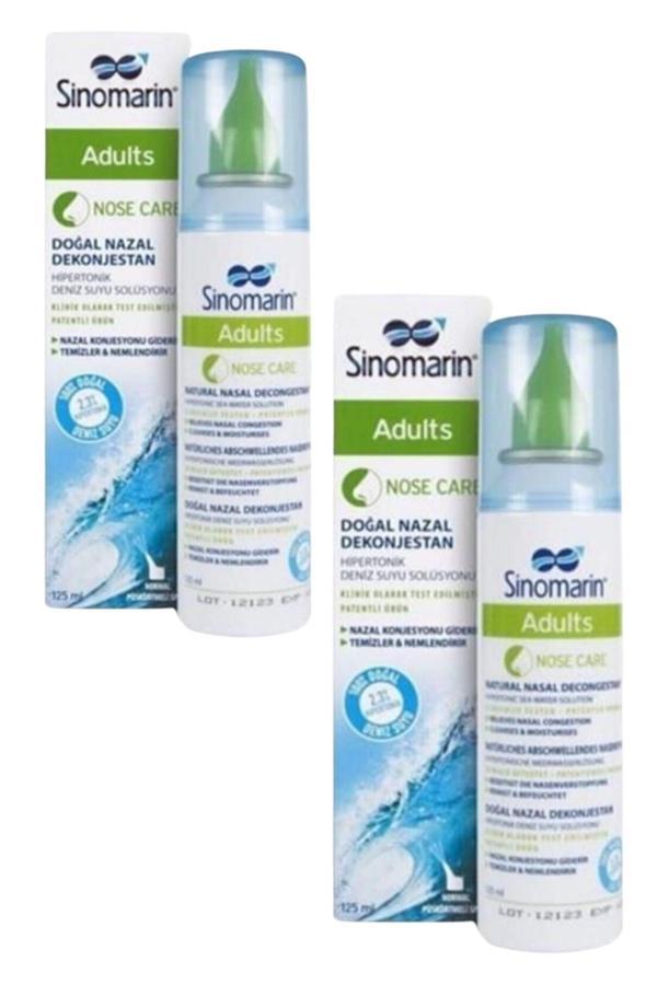 Sinomarin Adults Yetişkinler İçin Deniz Suyu 125 ml 2 Adet - Image 1