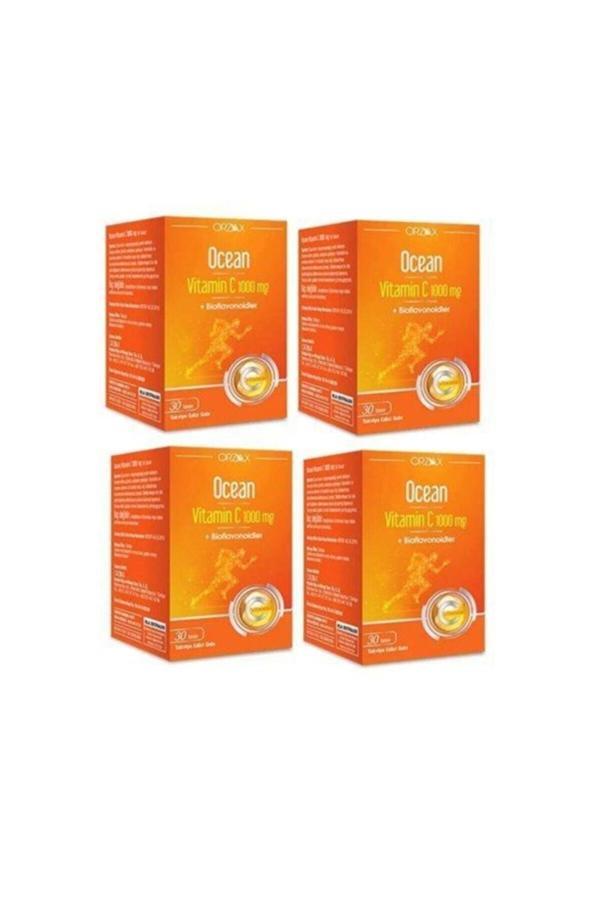 Ocean Vitamin C 1000 mg 30 Tablet 4 Adet - Image 1