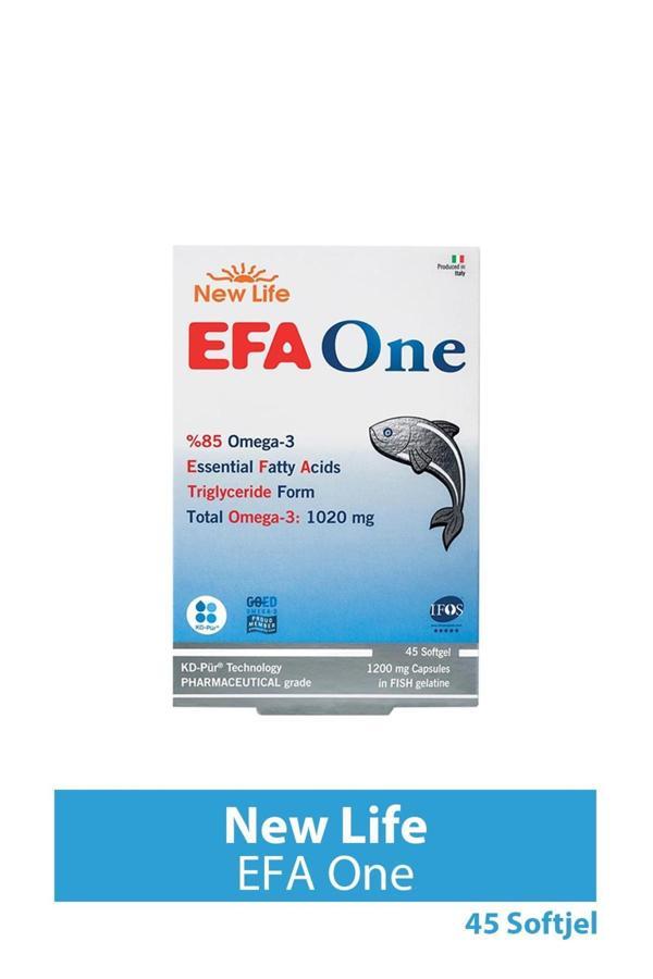 New Life Efa One Omega-3 45 Kapsül - Image 1