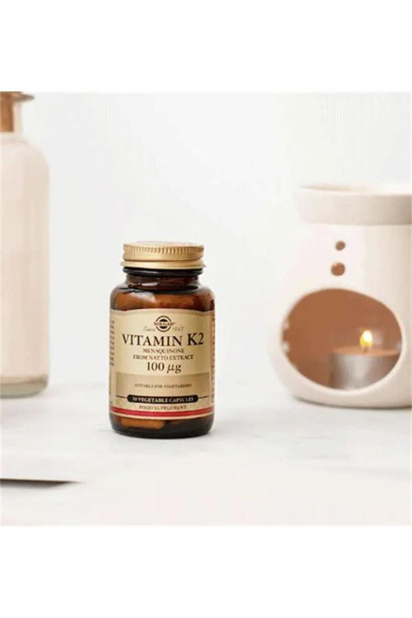 Solgar Vitamin K2 100 mcg 50 Kapsül - Image 1