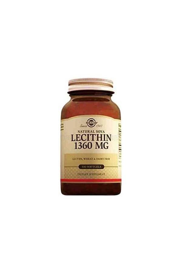 Solgar Soya Lecithin 1360 mg 100 Kapsül - Image 1
