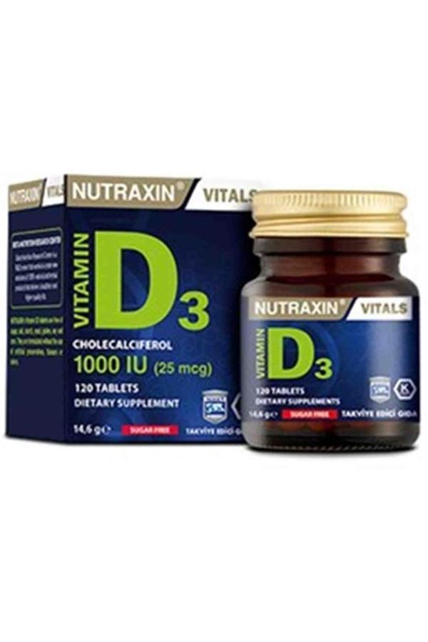 Nutraxin Vitamin D3 120 Tablet - Image 1