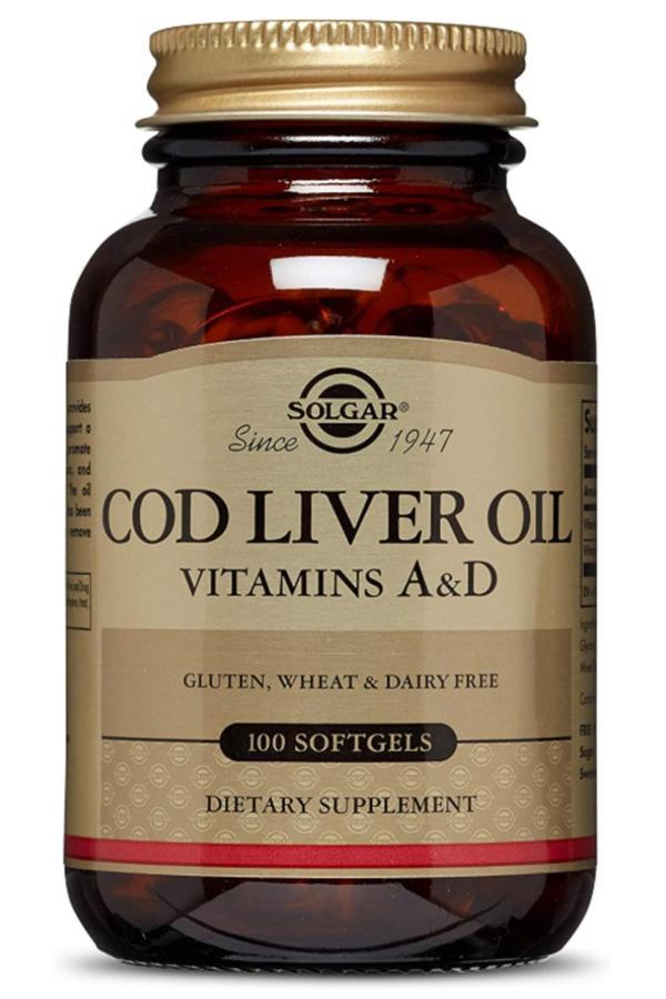 Solgar Cod Liver Oil 100 Softjel - Image 1