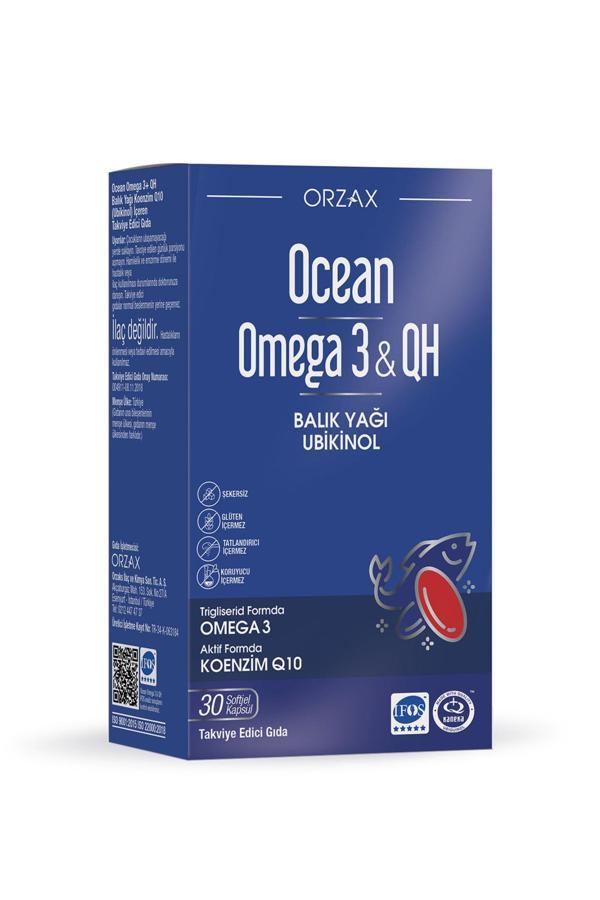 Ocean Omega 3 & Qh 30 Yumusak Kapsul - Image 1