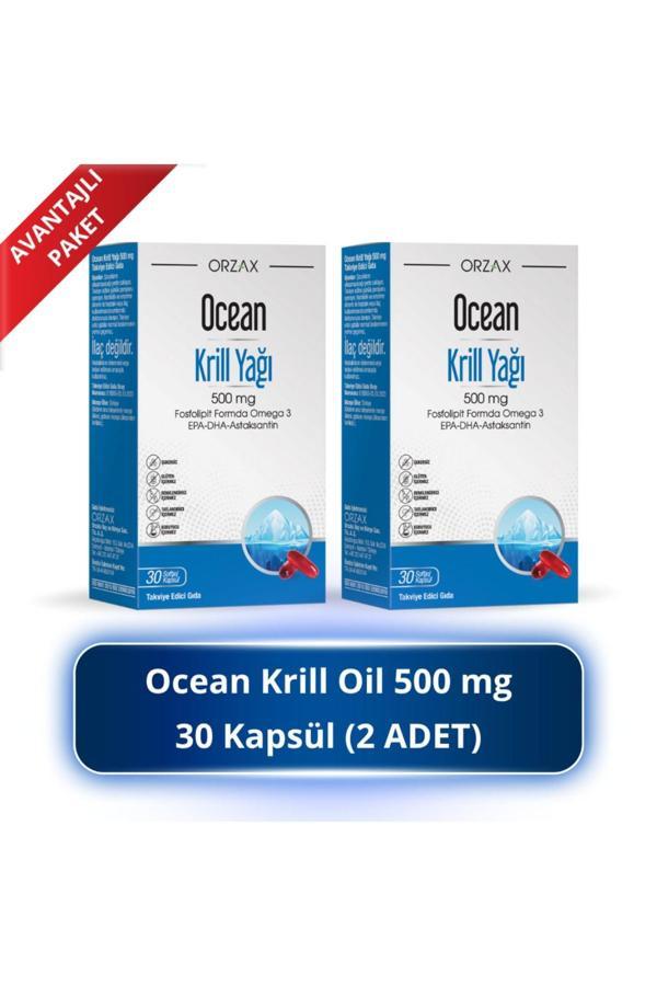 Ocean Krill Oil 500 Mg 30 Kapsül 2 Adet - Image 1