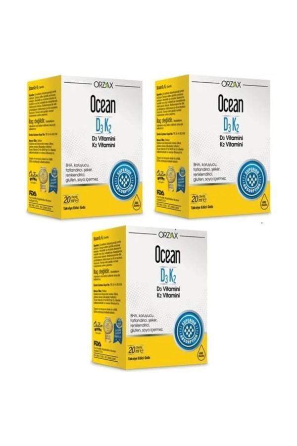 Ocean D3k2 Damla 20 ml 3 Adet - Image 1