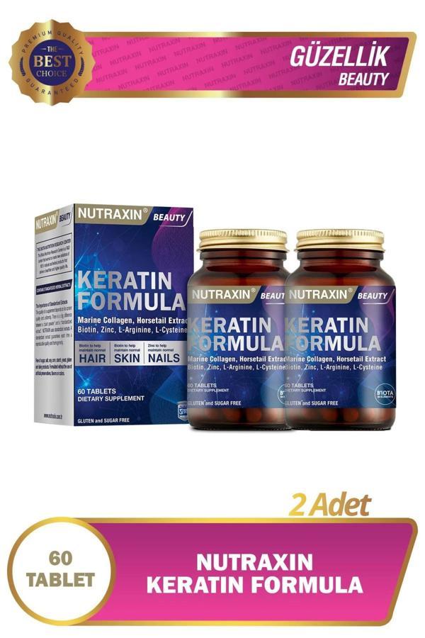 Nutraxin Keratin Formula 60 Tablet 2 Adet - Image 1