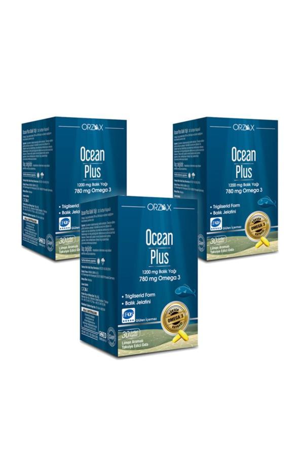 Ocean Plus 1200 mg 30 Kapsül 3 Adet - Image 1