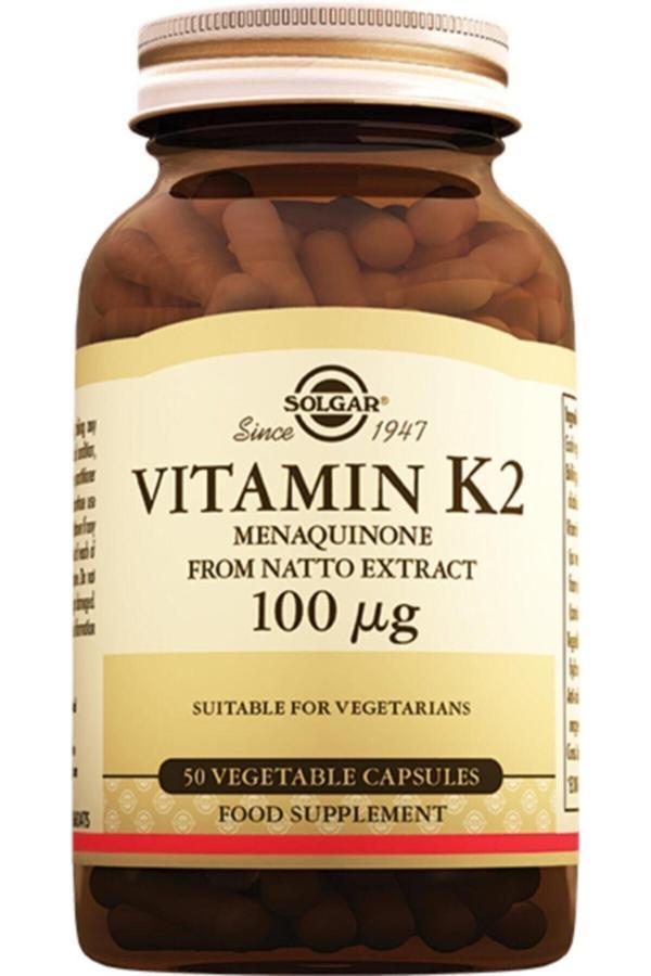 Solgar Vitamin K2 100 mcg 50 Kapsül - Image 1