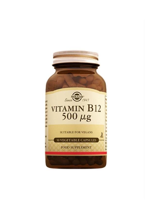Solgar Vitamin B12 500 mcg 50 Kapsül - Image 1