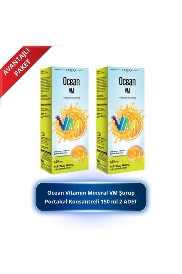 Ocean Vm Portakal Aromalı Şurup 150 ml 2 Adet - Image 1