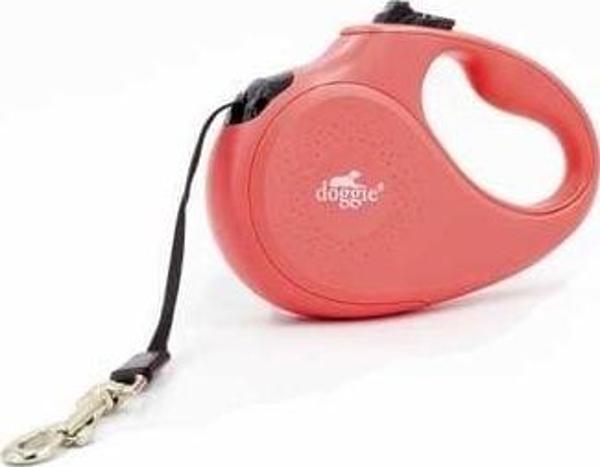 Doggie Master Otomatik Köpek Uzatma Tasması Small Pembe 15 Kg 5 Mt - Image 1