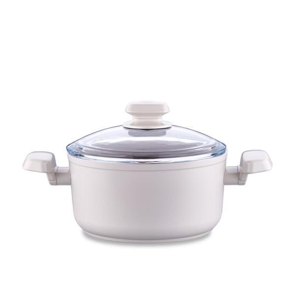 Korkmaz Ornella Sera 20x10,5 cm Vanilya Tencere A3971 - Image 1