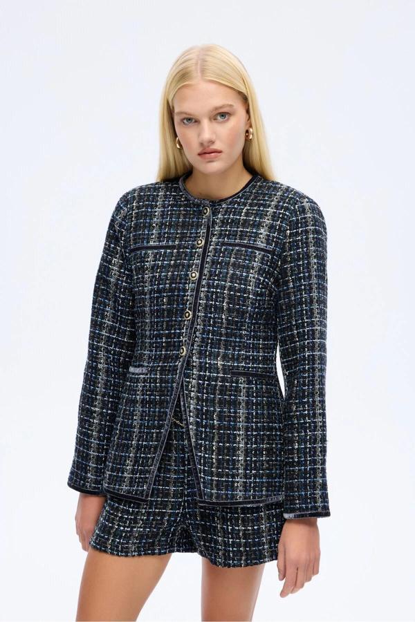 Quzu Biye Detaylı Kadın Ceket - Image 1