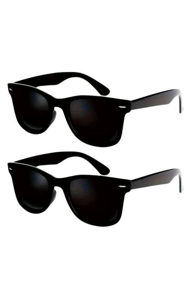 Vos Versa Siyah Unisex 2li Çİft Güneş Gözlüğü VVG011002 - Image 1