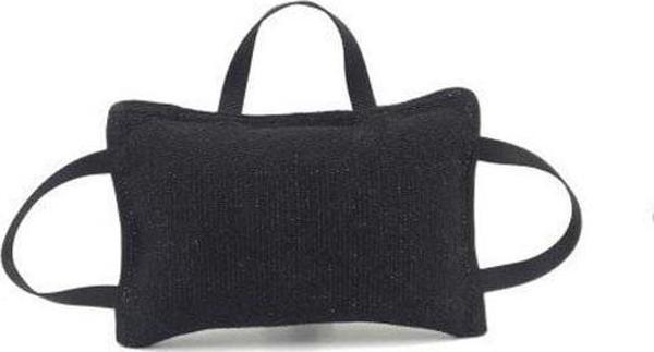 Doggie Pamuk Kumaş Köpek Isırma Yastığı Siyah 2x20-30 Cm - Image 1