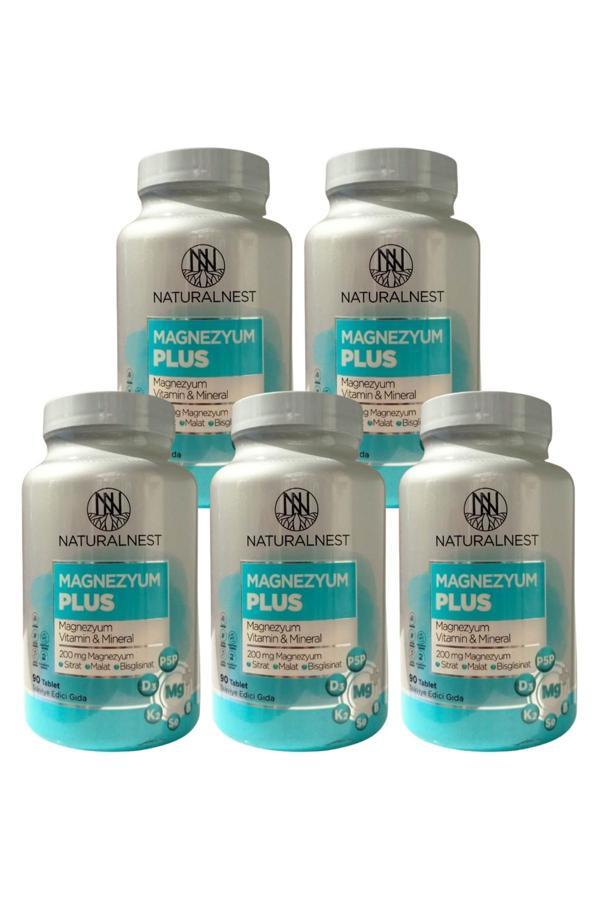 Magnezyum Plus 90 Tablet (5 Adet) - Image 1
