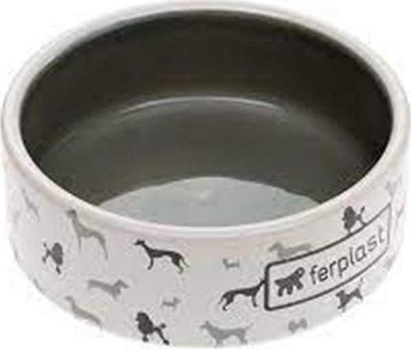 Ferplast Juno Seramik Mama ve Su Kabı Small 0.3 Lt 12.7x4.5 Cm - Image 1