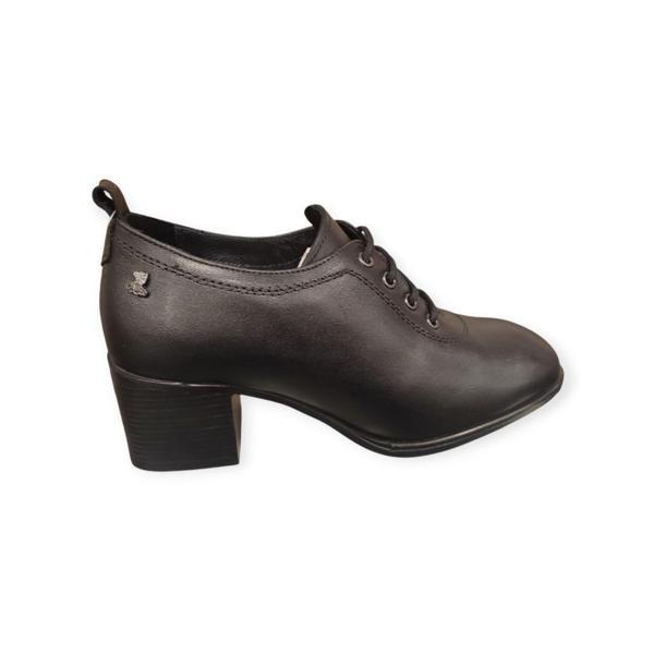 VENÜS 2512707K TOPUKLU BAĞCIKLI KLASİK DERİ KADIN AYAKKABI - Image 1