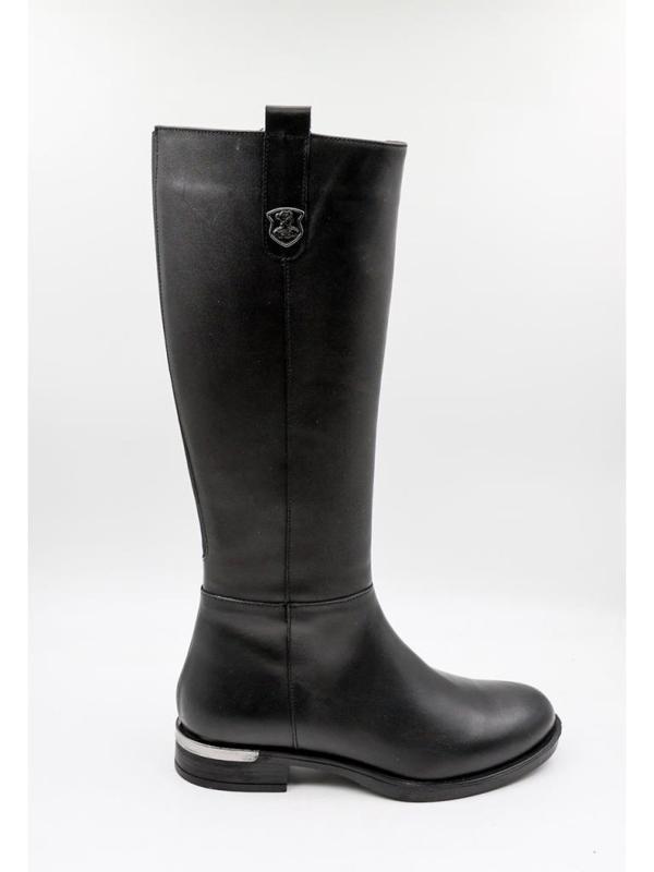 VENÜS 2553201K DÜZ TOPUK KAYMAZ HAFİF DERİ KADIN ÇİZME - Image 1