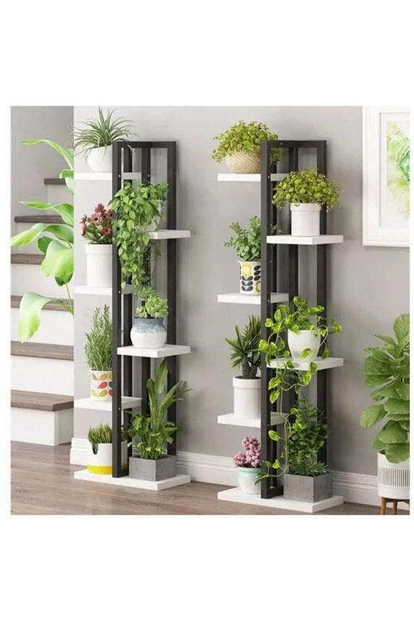 Çiçeklik,saksılık, 6 Bölmeli Raf - Image 1