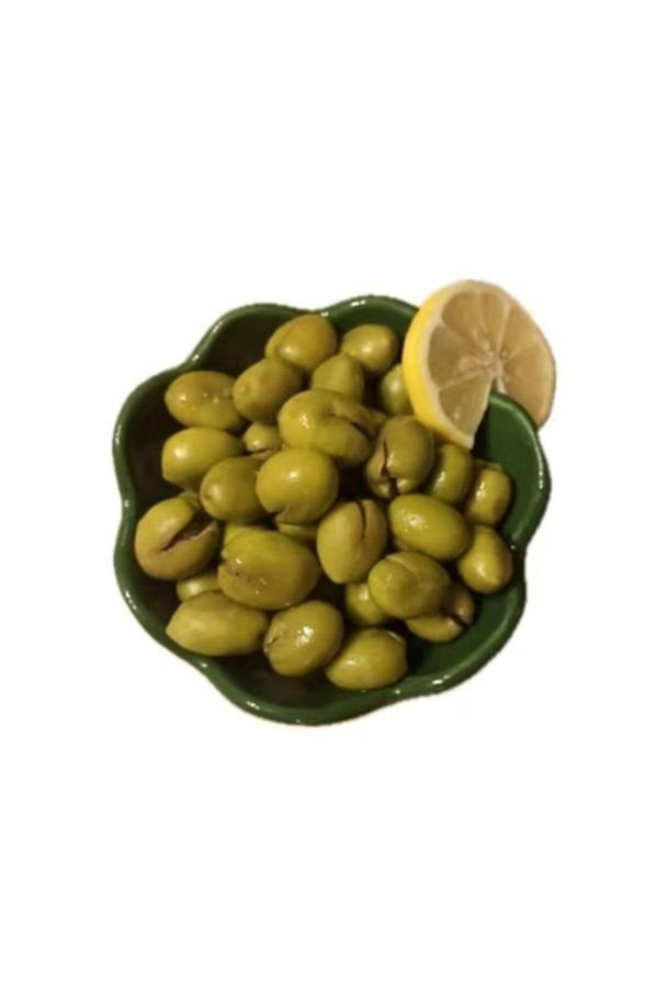 Silifke Market Taş Kırma Yeşil Zeytin 3000 Gr Pet Kavanoz - Image 1