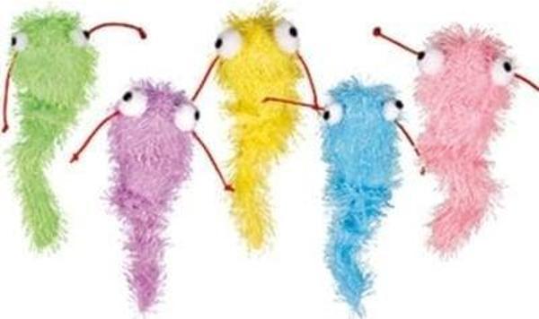 Flamingo Titreyen Yılan Şeklinde Peluş Kedi Oyuncağı 4 Cm - Image 1