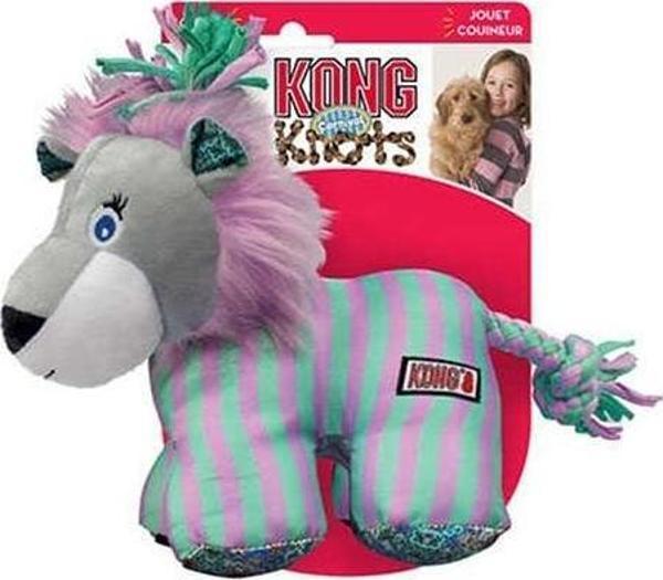 Kong Knots Carnival Lion Sesli Diş İpli Peluş Aslan Köpek Oyuncağı 21 Cm - Image 1