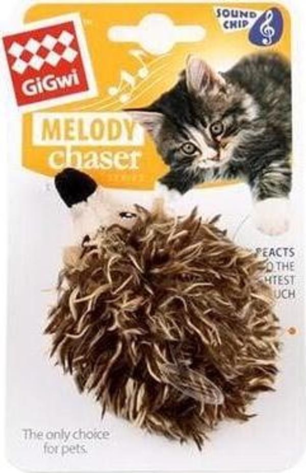 Gigwi Melody Chaser Kirpi Ses Kontrollü Kedi Oyuncağı - Image 1