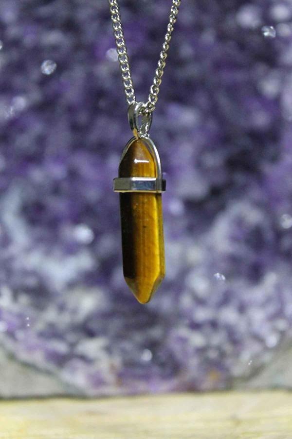 Taşmeran Kaplangözü Doğal Taş Çivi Kolye Tky0118 - Image 1