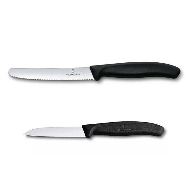 Victorinox 2li Set 11 CM Tırtıklı - 8 CM Düz Sebze Meyve Bıçağı - Image 1
