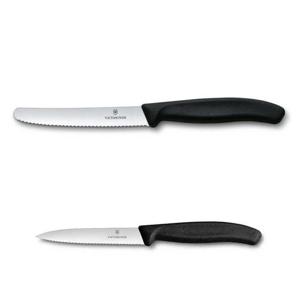 Victorinox 2li Set 11 CM Tırtıklı - 8 CM Tırtıklı Sebze Meyve Bıçağı - Image 1