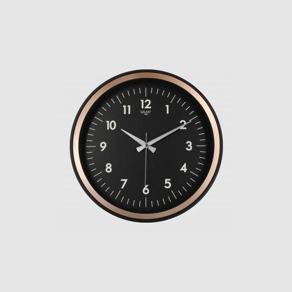 Dekoratif Duvar Saati Bakır Renk Çerçeve 36 CM - Image 1